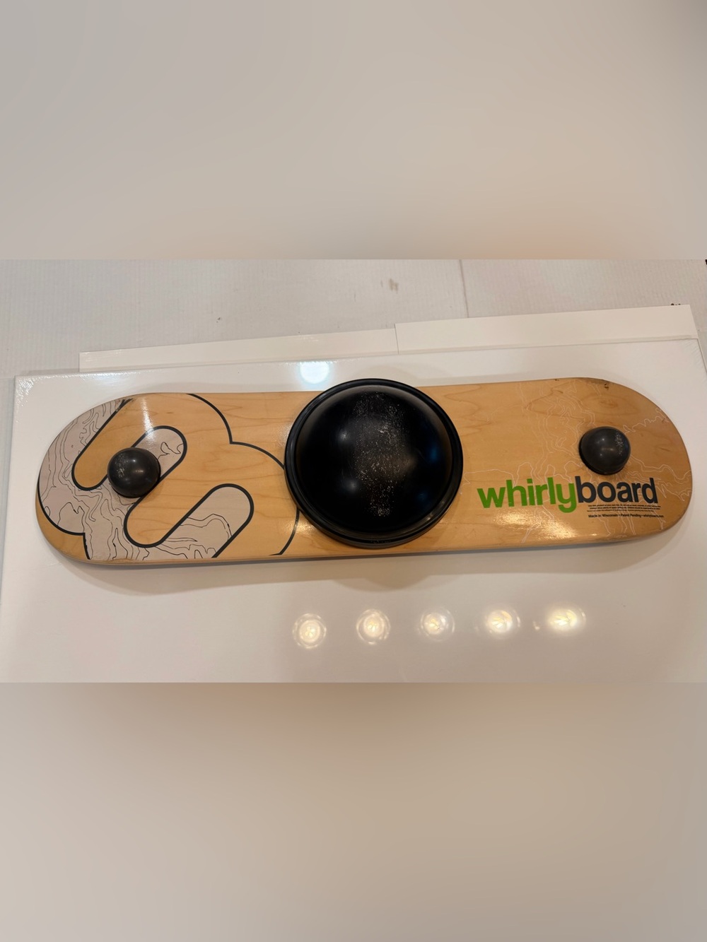 WHIRLY BOARD Spinning Balance Board & Agility Trainer -